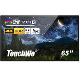 65 Inch Interactive Touchscreen Monitor, Smart Board With 4K Display, Win-11 Electronic Whiteboard Touch Screen Pc For Office And Classroom, Core I7 Ram 8G & Rom 512G