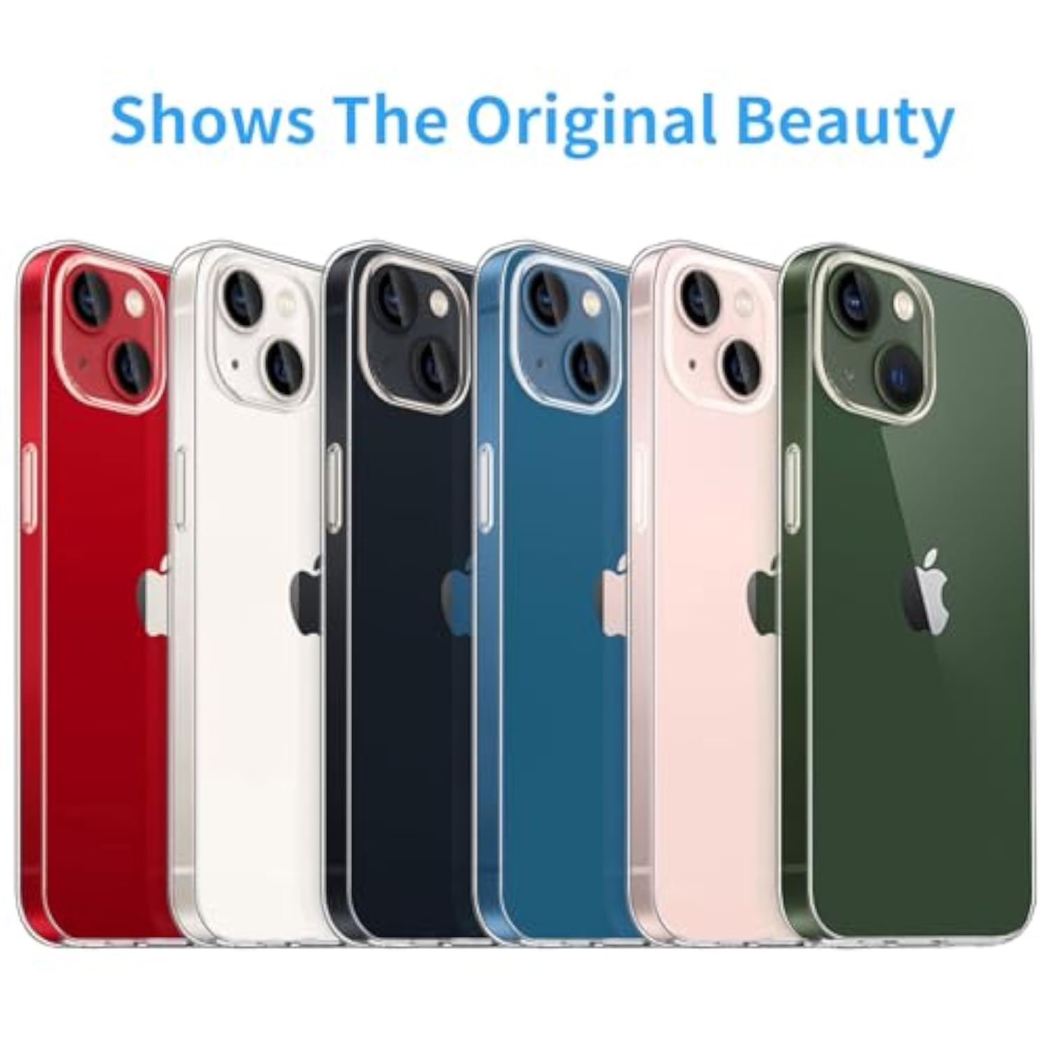 For Iphone 13 Case Clear, Transparent Soft Shockproof Protective Slim Thin Phone Bumper Phone Cases For Iphone 13