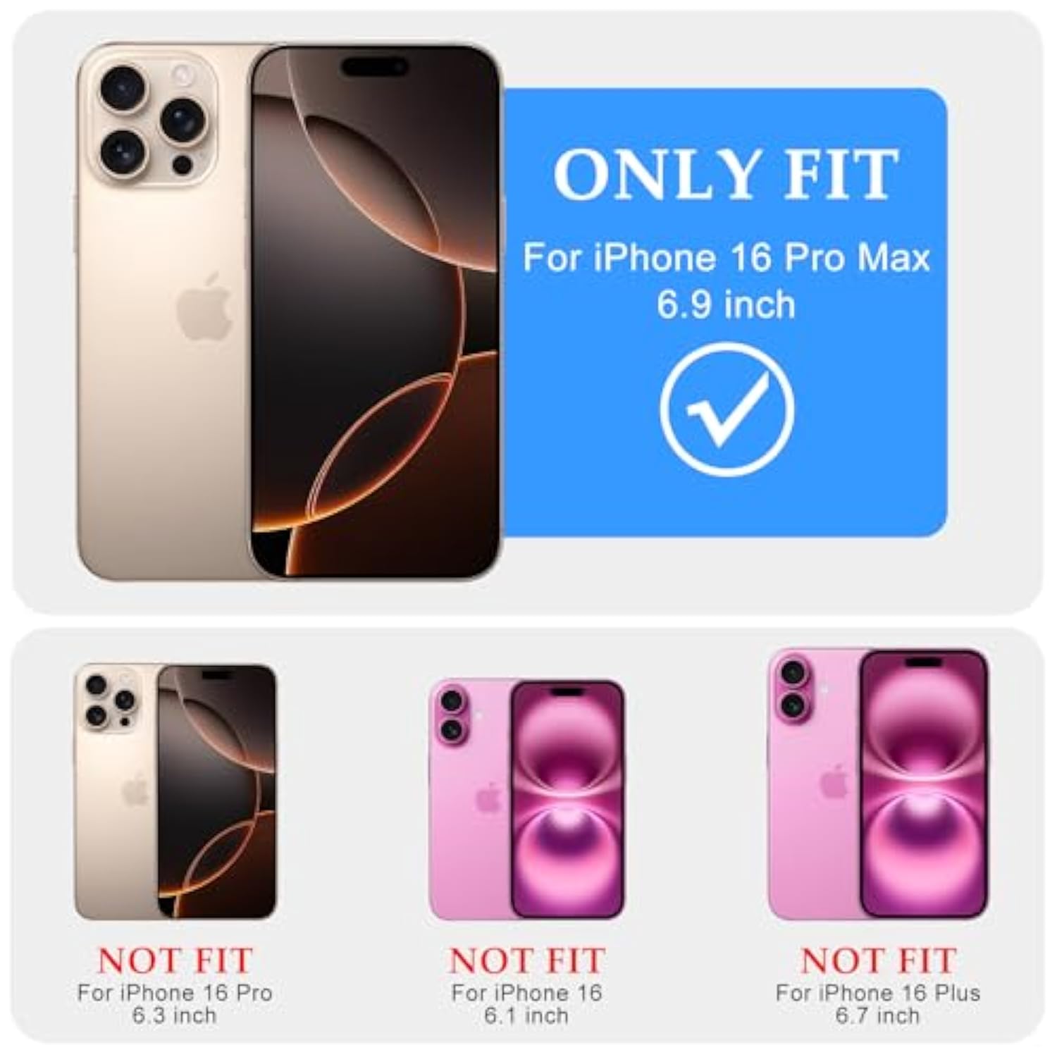 For Iphone 16 Pro Max Case, Curly Wavy Frame Hard Translucent Matte Clear Back Cover For Women Men Compatible With Magsafe Shockproof Tpu Bumper Phone Case For Iphone 16 Pro Max, Desert Gold