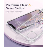 Floral iPhone 11 Case with Screen Protector and Camera Lens Protector