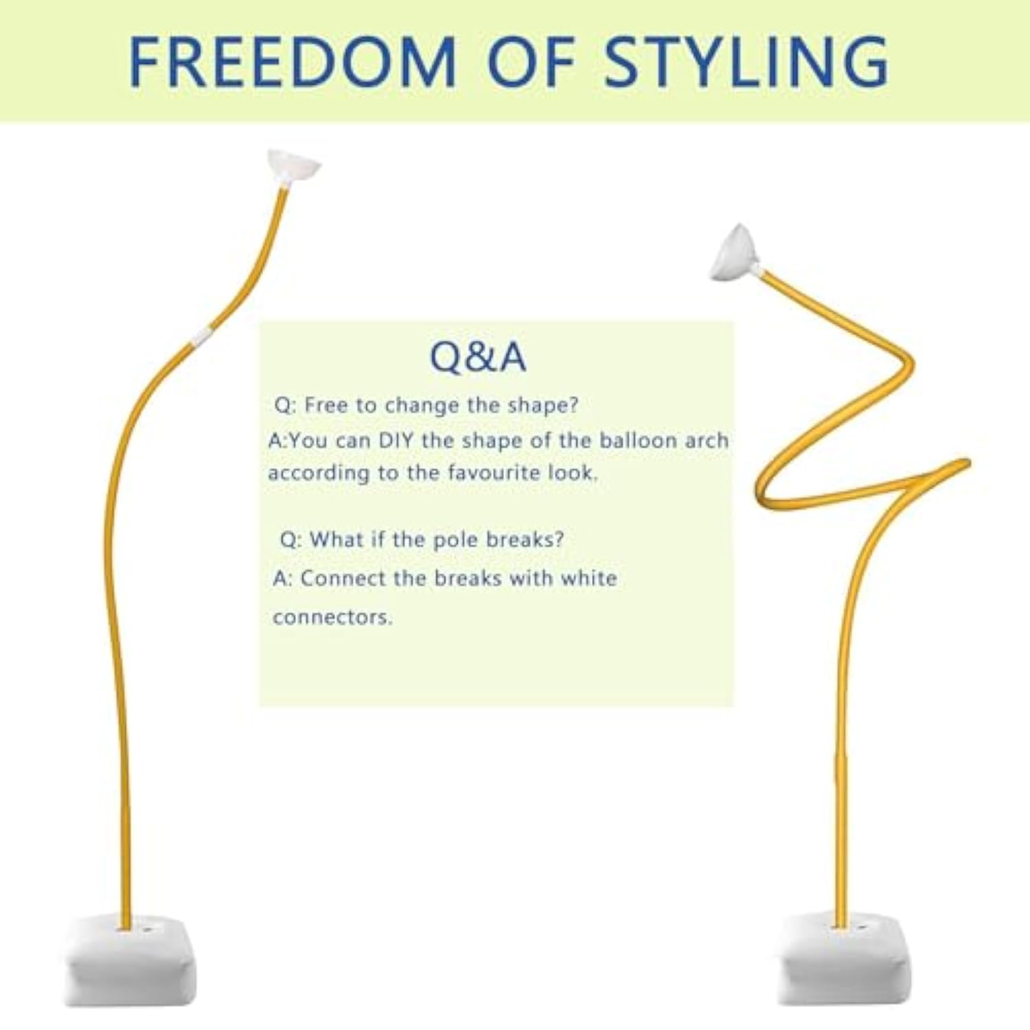 Balloon Arch Kit – 2.5M & 1.5M Half Stand for Weddings, Birthdays & Events