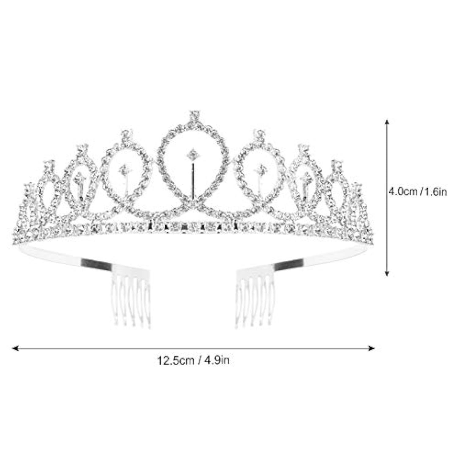 'Birthday Queen' Sash & Rhinestone Tiara Set - Silver Birthday Tiaras And Sash Party Favors For Women