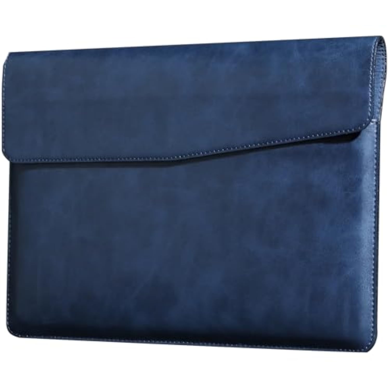 Leather Laptop Sleeve 13 Inch Compatible With Macbook Air M4 M3 M2 M1 2025-2018?Macbook Pro M2 M1 2025-2016,Wear-Resistant And Scratch-Resistant Protective Case Cover,Blue