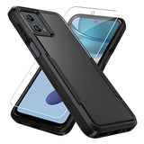 For Moto G 5G 2023 Case With Screen Protector - Heavy-Duty Tough Rugged Shockproof Protective Case For Motorola Moto G 5G 2023, Black