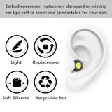 Silicone Replacement Earbud Tips Earbud Covers Ear Tips Fit For In-Ear Headphones (Inner Hole 3.8Mm -5.1Mm) Earbud Replacement Tips 9 Pairs