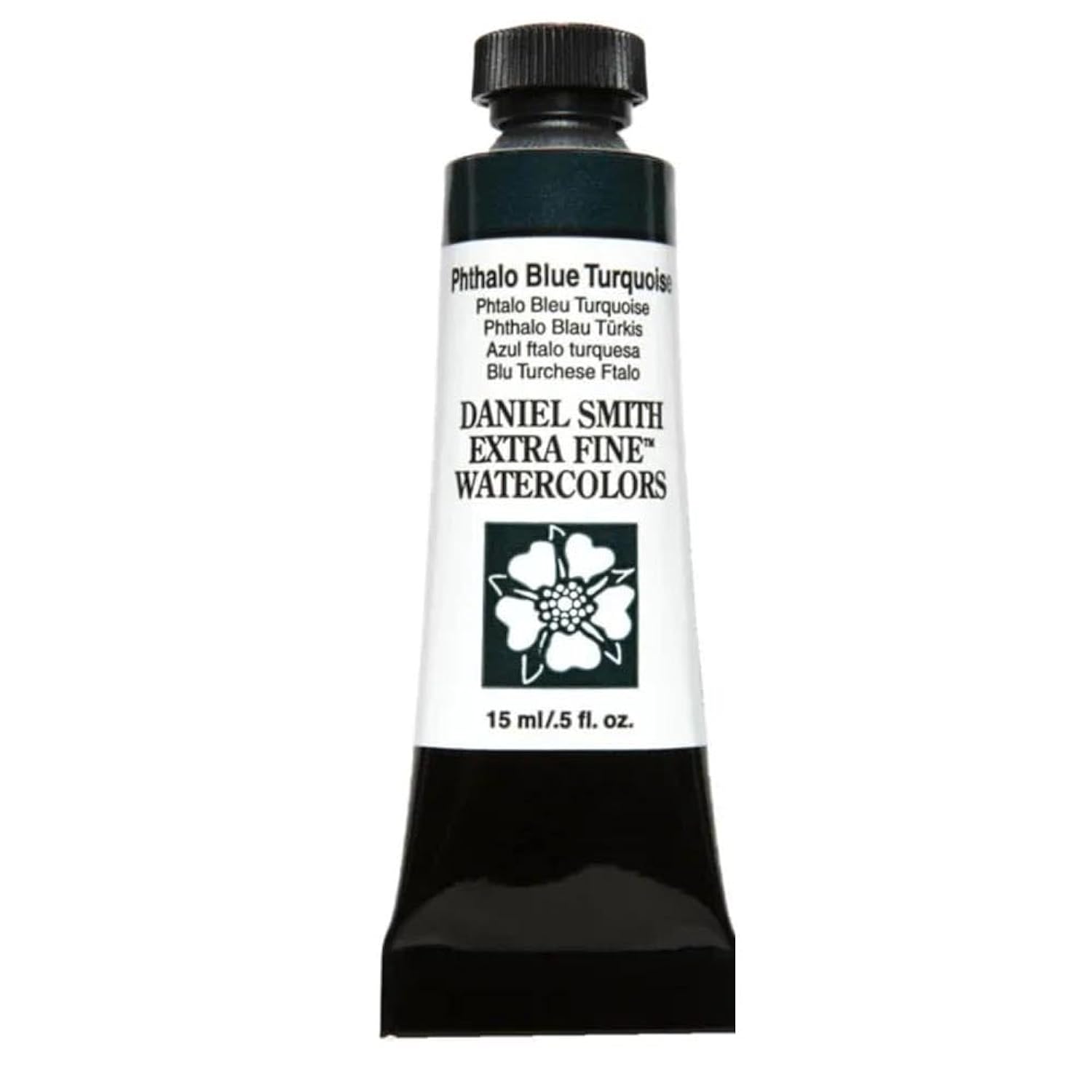 Daniel Smith 284600247 15ml Watercolor Paint, Phthalo Blue Turquoise, 0.50 Fl Oz (Pack of 1)