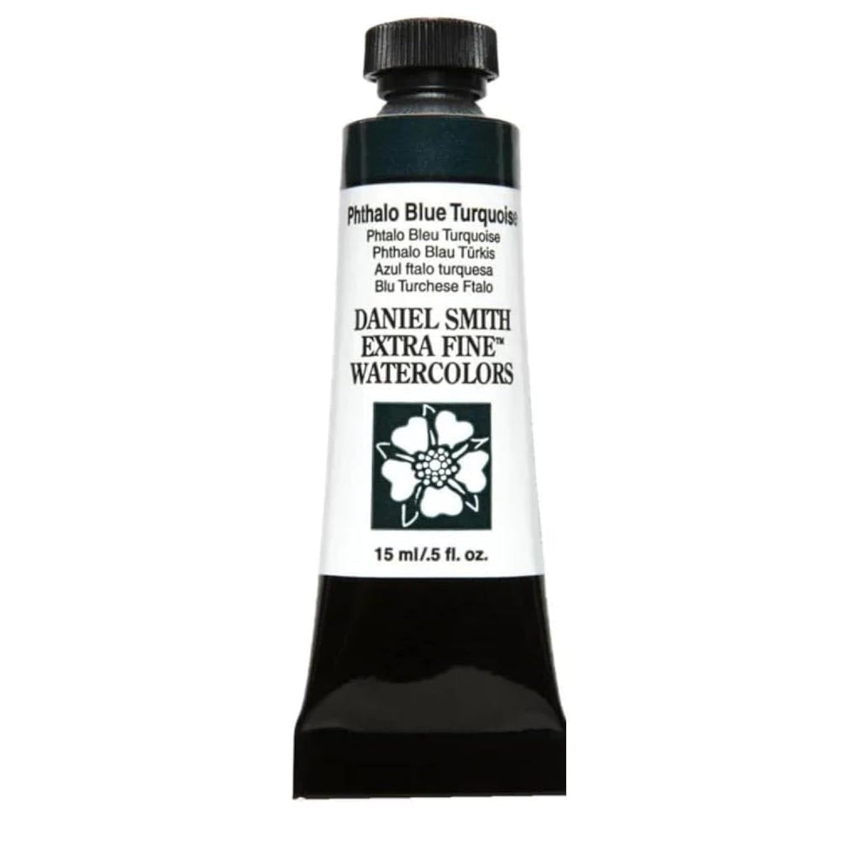 Daniel Smith 284600247 15ml Watercolor Paint, Phthalo Blue Turquoise, 0.50 Fl Oz (Pack of 1)