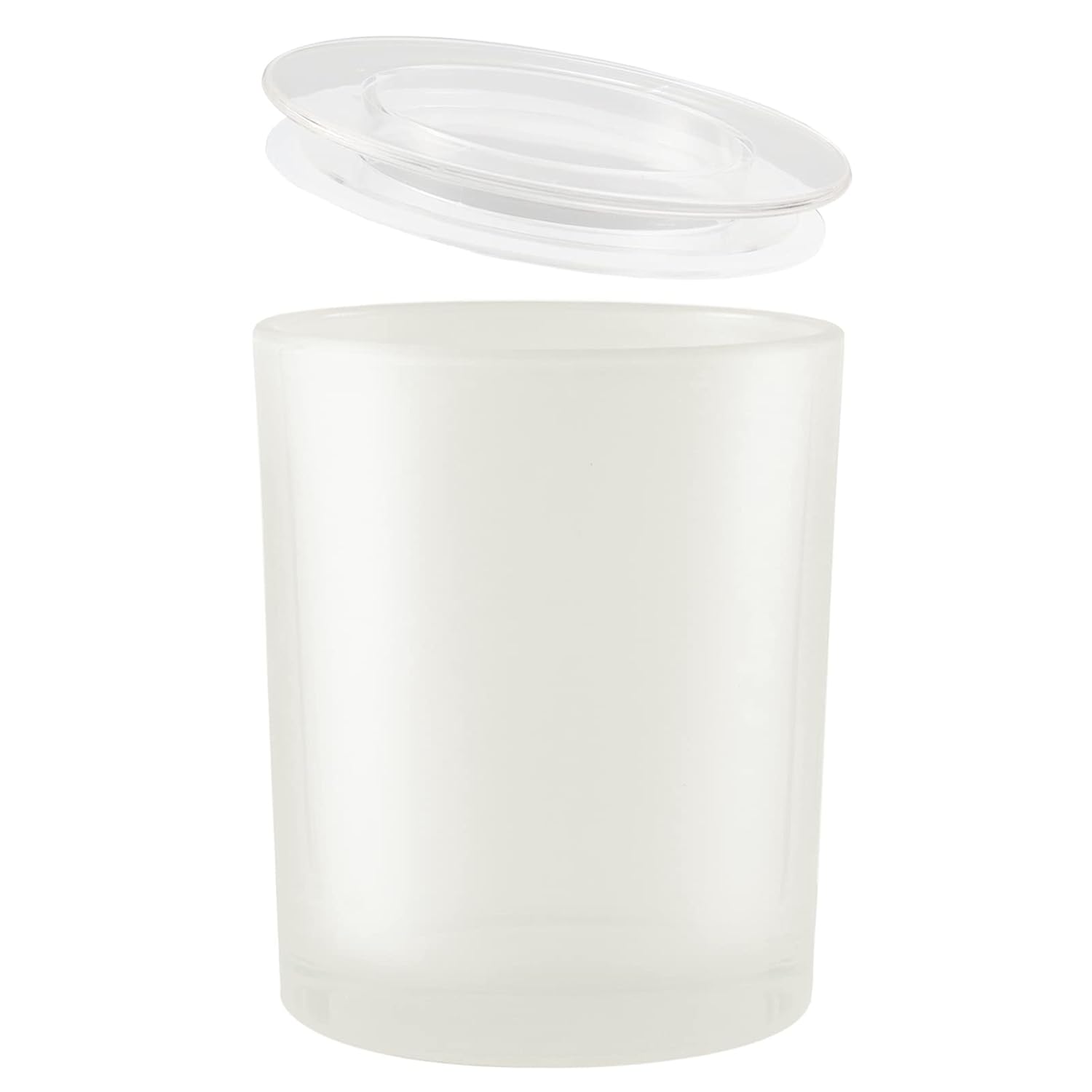 Candle Jars, 15 Pack 9 Oz Glass Empty Vessels Containers Jars Bulk With Clear Lids For Making Candles (Frosted)