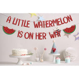 Watermelon Baby Shower Banner 1st Birthday Summer Fruit Party Decorations