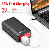 88.8Wh|65Watts Portable Laptop Charger With Ac Outlet, A Super Travel Portable Battery Pack & Power Bank For Hp, Notebooks, Macbook, Laptops