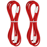 For Supervooc Usb-C To Usb-C Cable For Oneplus 10T 6.6Ft, 2-Pack Type C Warp Charge Dash Charger Cable 65W Super Fast Pd Charging Cord For Oneplus 9 Pro 8T 8 Pro 7T Ipad Pro Macbook Pro Air
