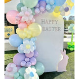 Easter Balloon Garland Arch Kit,151Pcs Pastel Balloon Arch With Bunny Carrot Chick Egg Foil Balloons For Easter Party Supplies Spring Baby Shower Decorations