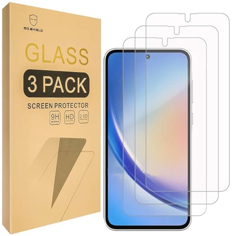 Screen Protector Compatible With Samsung Galaxy A35 5G [Tempered Glass] [3-Pack] [Japan Glass With 9H Hardness]