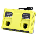 Replacement P117 Dual Charger for Ryobi 12V-18V One+ Batteries Fast Charging