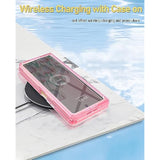 For Samsung Galaxy Z Fold 6 Case,Built In Front Screen Protector,Gold Glitter Marble Pattern Hard Pc Slim Shockproof Full Body Drop Protective Case For Galaxy Z Fold 6 5G, Blue Cyan