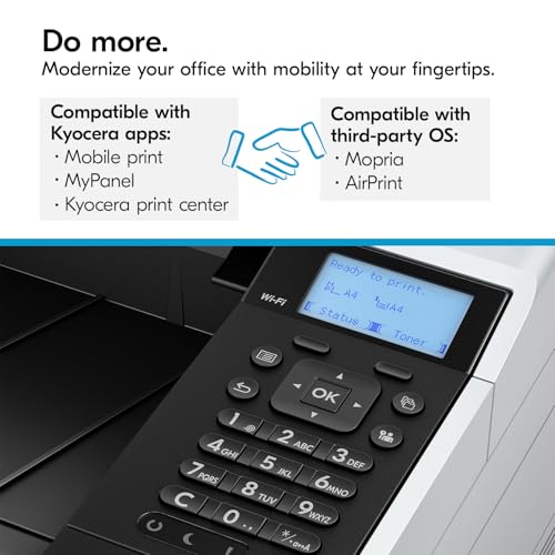 Ecosys Pa3500Wx Monochrome Wireless Laser Printer, Up To 37Ppm
