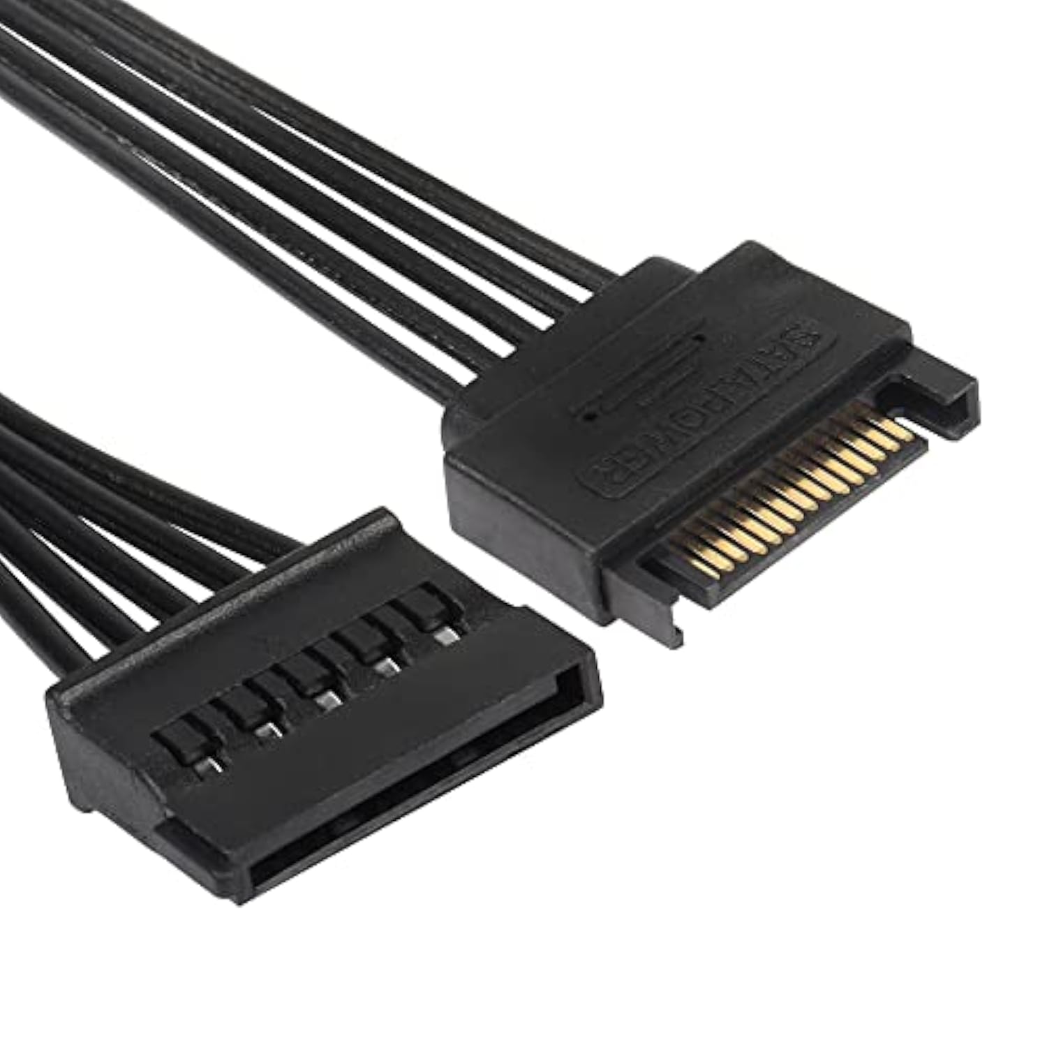Sata Power Splitter Cable, 15Pin Sata Male To 5 Sata Female Power Extension Ha