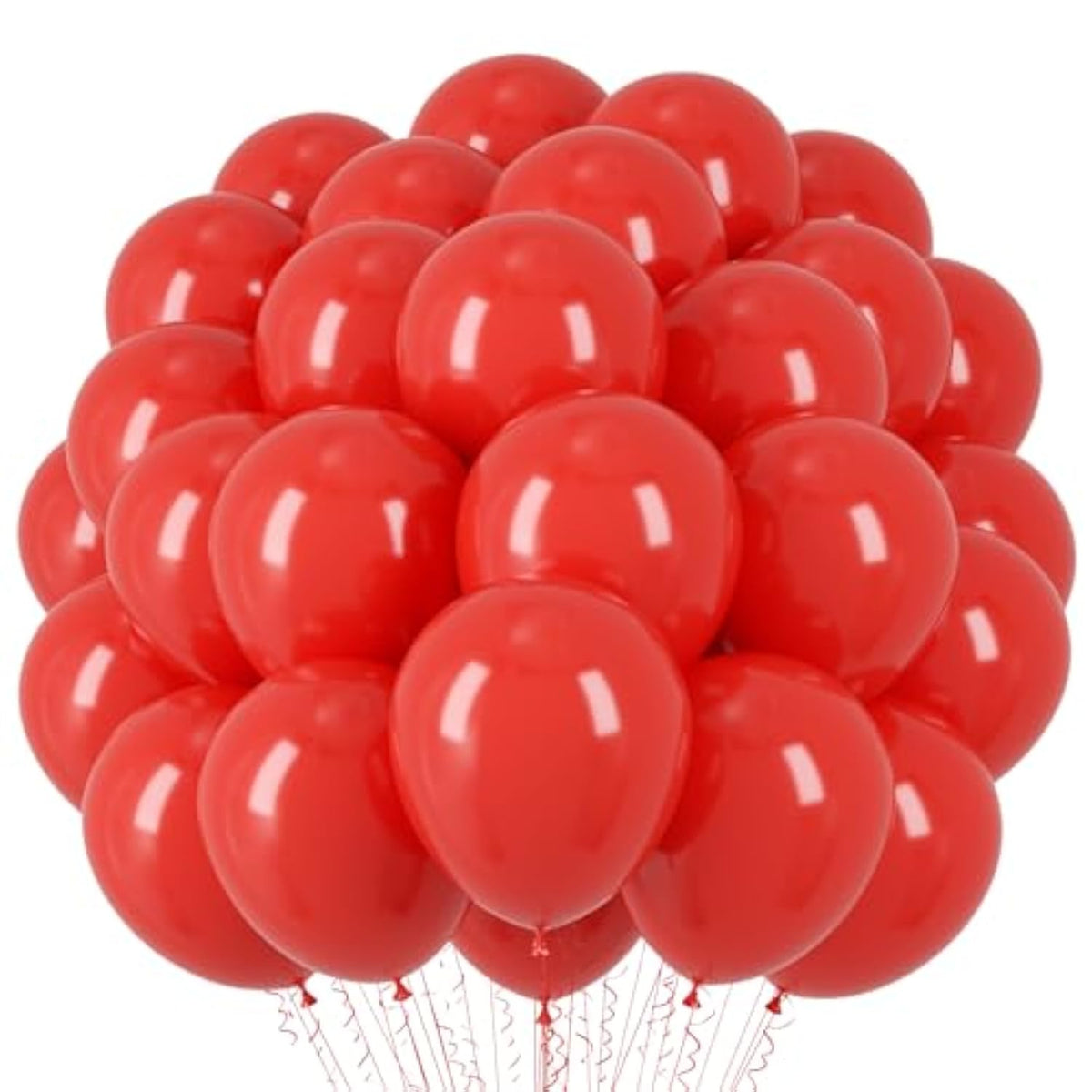 Red Balloons, 66Pack 12Inch Red Latex Party Balloons For Valentine'S Day, Graduation, Wedding, Birthday, New Year, Baby Shower, Christmas, Anniversary Party Decorations