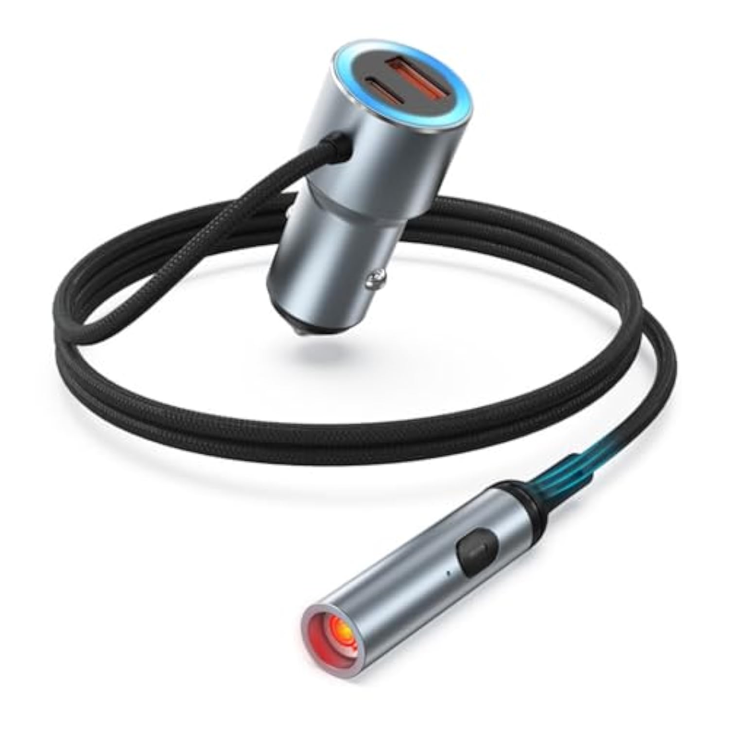 Usb C Car Charger Adapter, Cigarette Lighter Adapter, Fast Charging [Pd Qc 3.0] Car Accessories With 2 Socket Splitter Fits All Vehicles, Car Cell Phone Charger With Lighter Plug