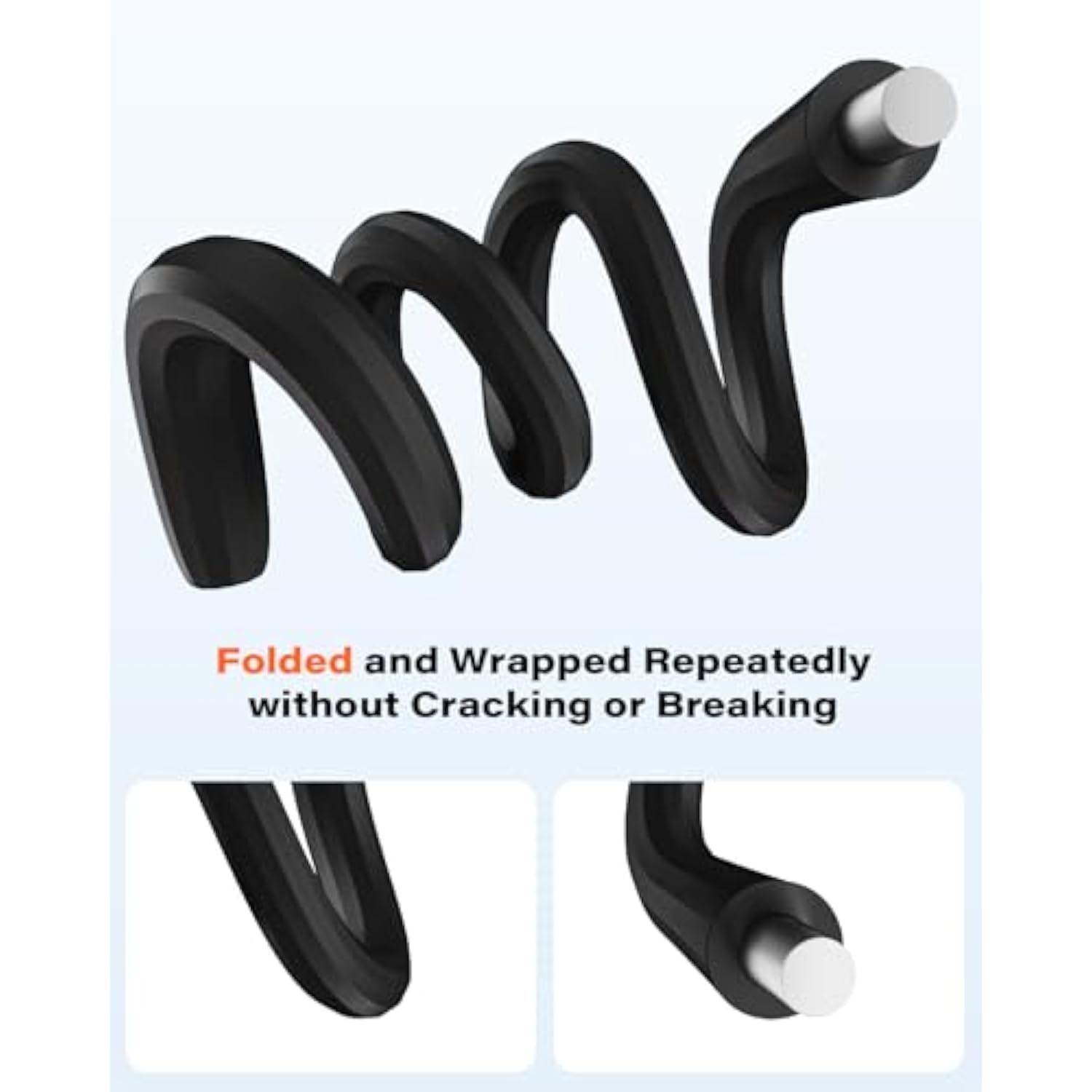 Flexible Phone Holder For Treadmill, Peloton, Stroller, Shopping Cart, Desk, Portable Gooseneck 16.5” Long Arm Phone Mount For 4.7”-6.9" Smartphones