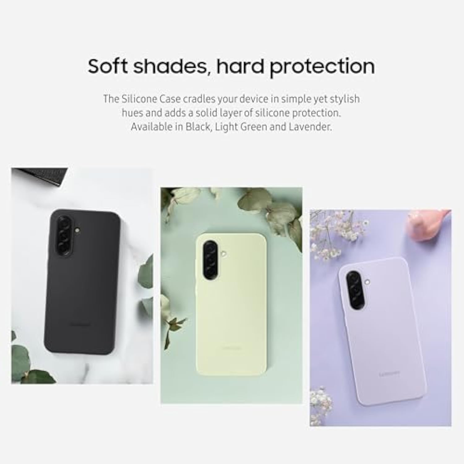 SAMSUNG Galaxy A36 5G Silicone Case, Sleek Design, Durable Design, Lavender, EF-PA366CVEGUS