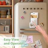 Magnetic Phone Holder for Fridge, Magnetic Phone Mount-Suitable for Phone and Pad