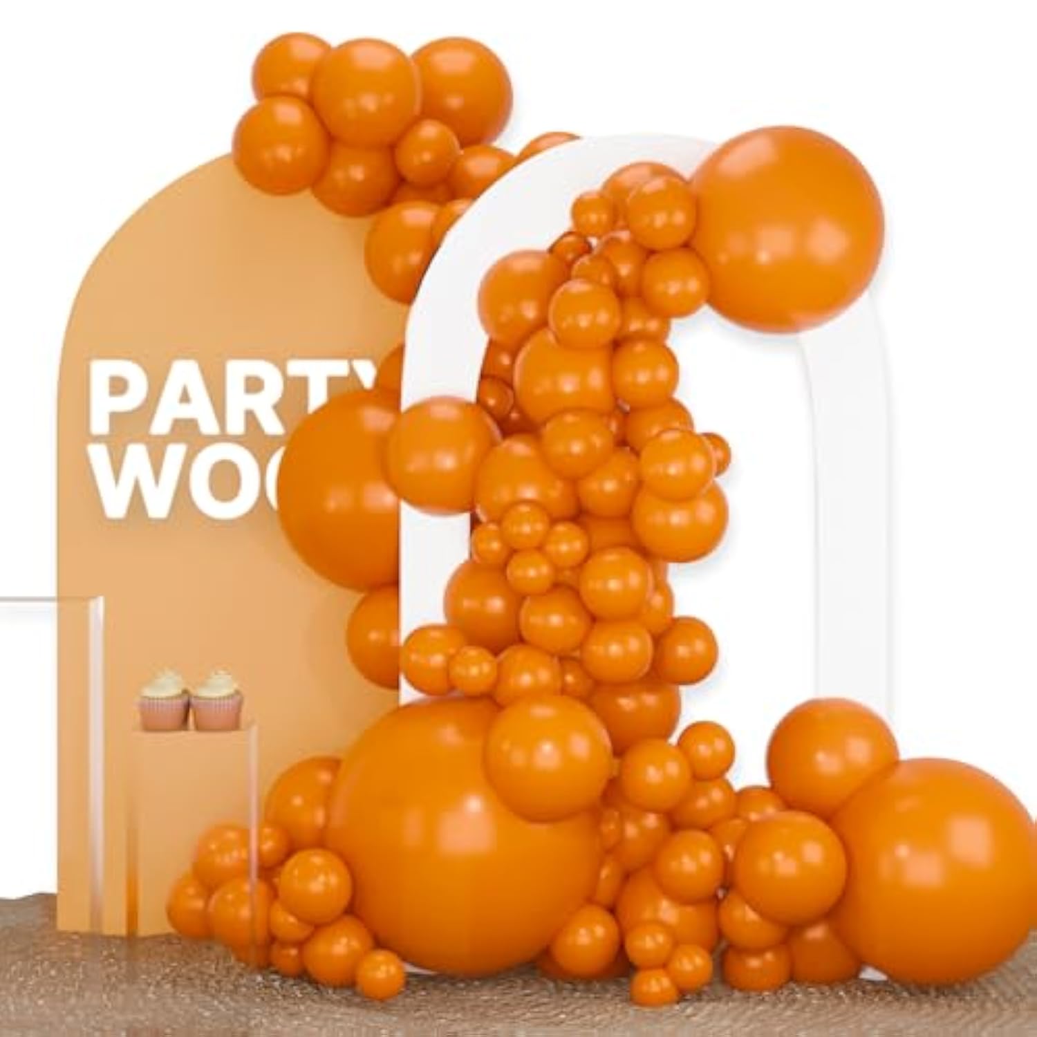Burnt Orange Balloon Arch Kit: Terracotta Fall Party Garland