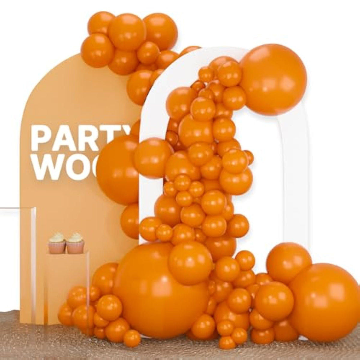 Burnt Orange Balloon Arch Kit: Terracotta Fall Party Garland