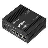 Rutx11 4G Lte Cat 6 Industrial Router | Dual Sim With Auto Failover | Wifi & Bluetooth | 4 X Gigabit Ethernet | Compatible With At&T, Verizon & T-Mobile | Rms Remote Management