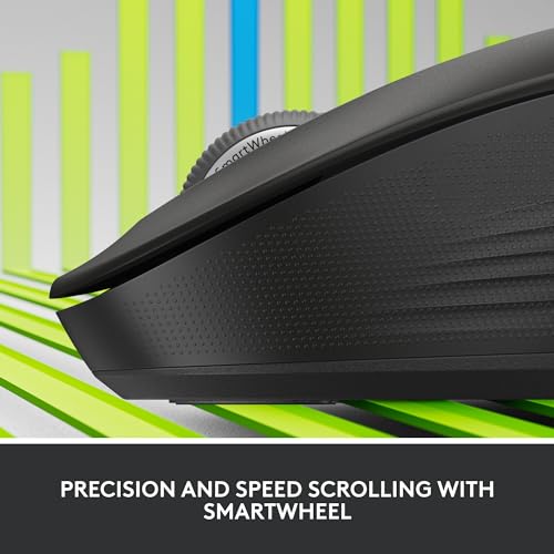 Signature M550 Wireless Mouse - For Small To Medium Sized Hands, 2-Year Battery, Silent Clicks, Bluetooth, Multi-Device Compatibility - Black
