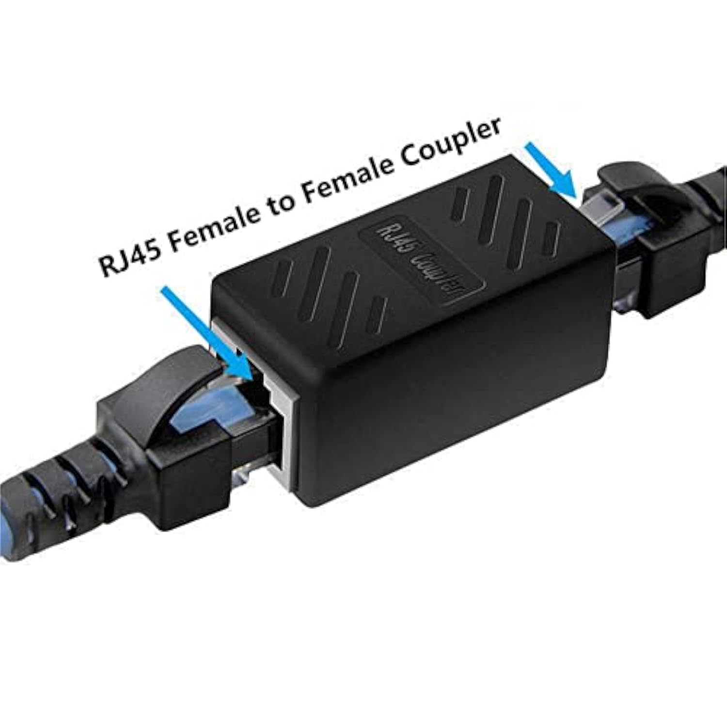 Rj45 In-Line Coupler Adapter Female To Female Ethernet Cable Extender 8-Pin Mo