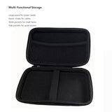 Electronics Organizer Bag Multi-Functional Eva Storage Case For Headphones, Cables, Hard Drives, Tools, Flash Drive, Power Bank, Travel Accessories(Black)
