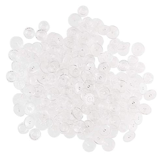 200 Sets Clear Snaps For Kam Snaps, Size 20 T5 Resin Plastic Snaps But