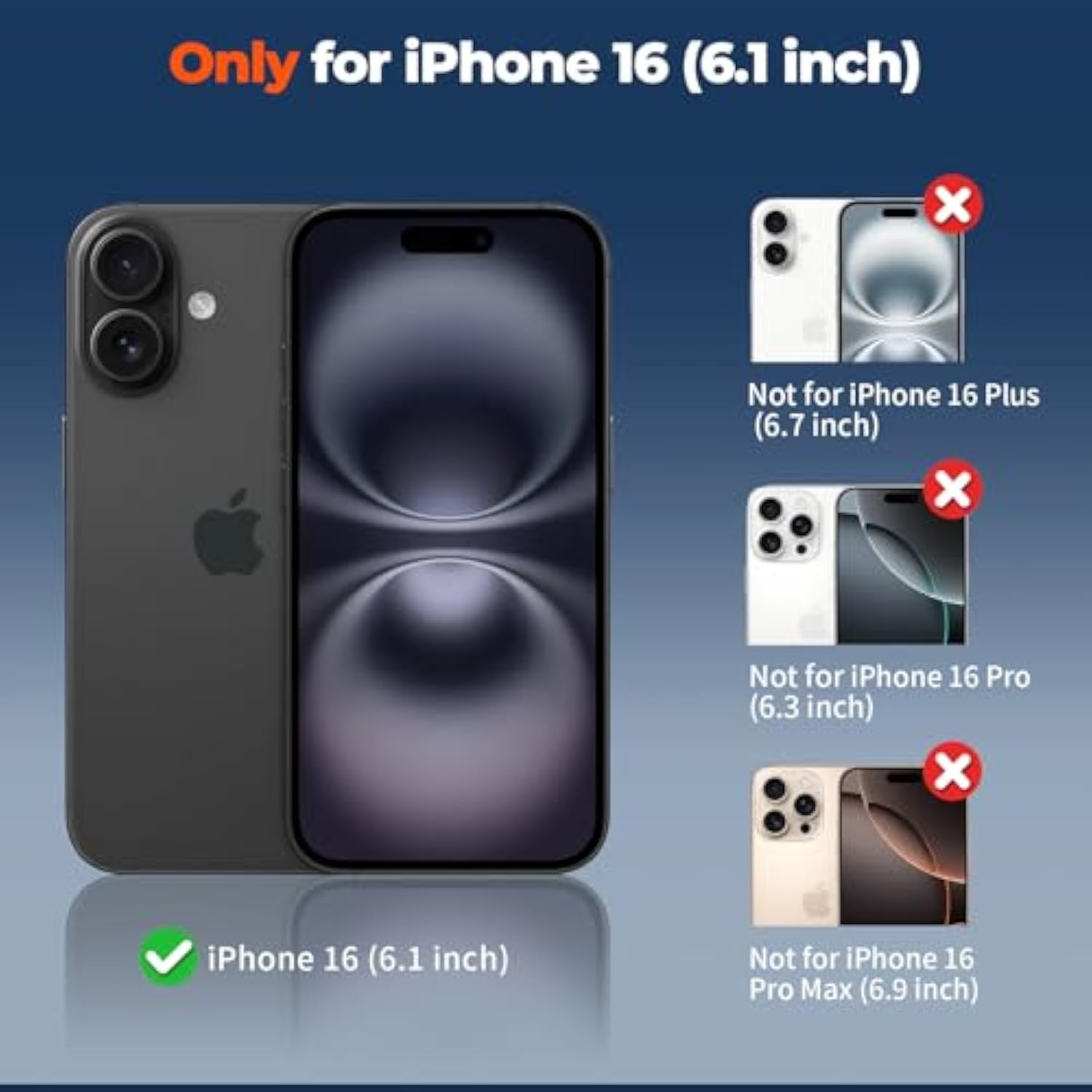 Magnetic For Iphone 16 Case With Camera Control Button,[Full Camera Protection][1+Tempered Glass Screen Protector] Slim Translucent Matte Shockproof Phone Cover,Black