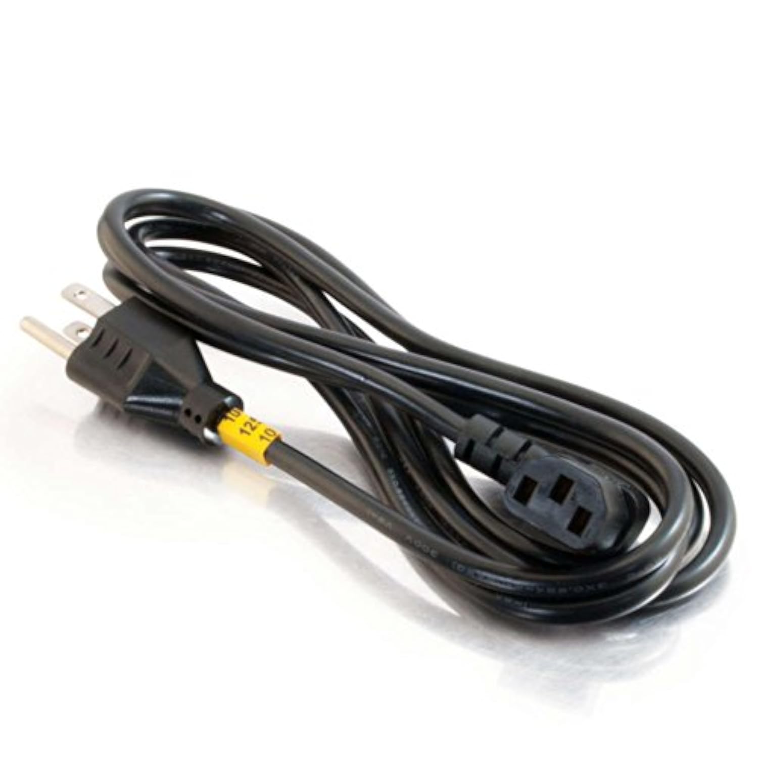 6Ft Premium 90 Degree Replacement Ac Power Cord - Durable Power Cable For Tv, Computer, Monitor, Appliance & More (24240)