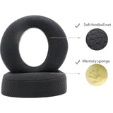 Ps5 Replacement Earpads Compatible With Sony Playstation 5 Pulse Ps5 3D Wireless Headphones, Earpads Cushions With Soft Football Net Woven And Memory Foam Made (Black/Woven)