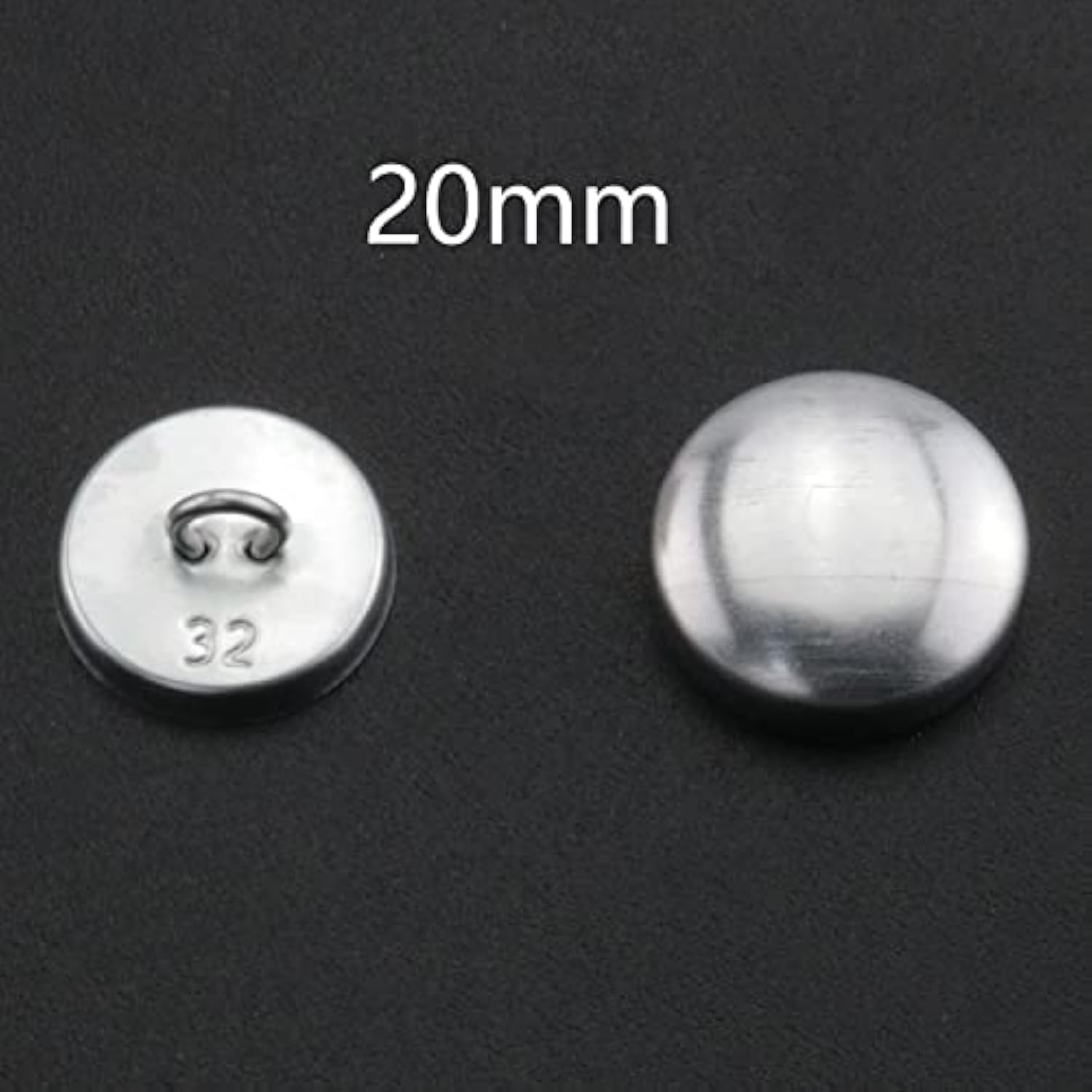 Self Cover Buttons 50Set 20Mm 32L Metal Craft Covered Button Kit Butto