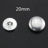 Self Cover Buttons 50Set 20Mm 32L Metal Craft Covered Button Kit Butto