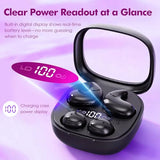 Mini Invisible Earbuds, Wireless Sleep Earbuds for Sleeping, Small Flat Hidden Earbuds for Side Sleepers, Discreet in-Ear Headphones for Small Ear