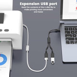Usb C To Usb 2.0 Adapter - Dual Usb Female Type C Splitter For Macbook Pro, Google Pixel, Galaxy S9 / S8 / Note 8