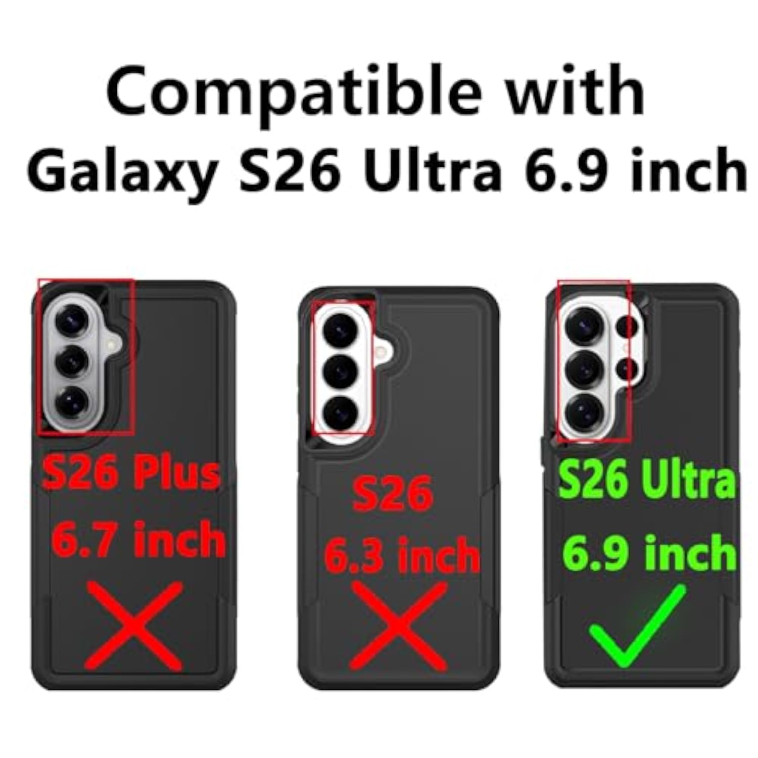 Galaxy S26 Ultra Case with Camera Cover, Military Grade 16ft Drop Tested Cover with Magnetic Kickstand Protective Case for S26 Ultra (Rose Gold)