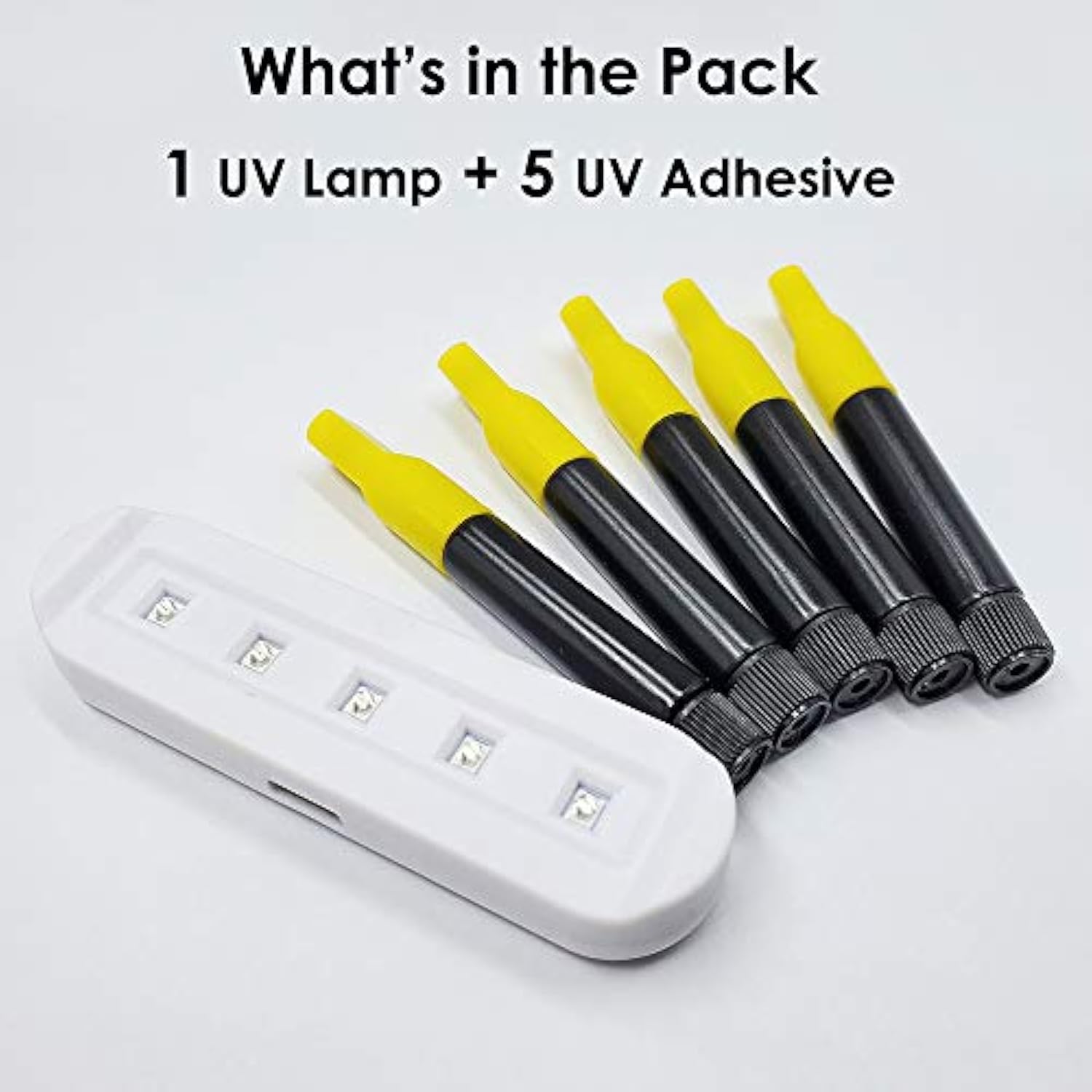 [5 Pack] Loca Uv Adhesive Low Ordor And [1 Pack]Uv Light 5W, Used For Liquid Glass Screen Protector Of Any Phone Brand