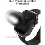 ZAGG Glass 360 Screen Protector for Apple Watch Series 11/10, Watch Size: 42mm, Integrated Bumper, 5X Stronger Impact Protection, Scratch-Resistant, Eco-Friendly Materials