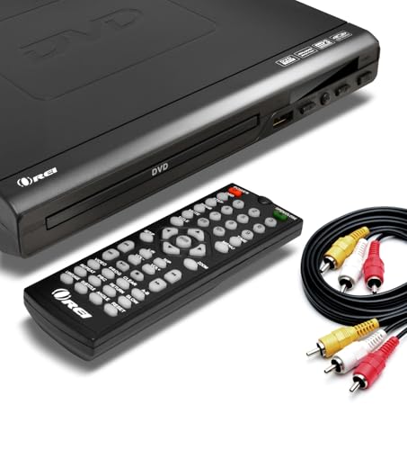 Region Free HDMI DVD Player - Multi Zone 1, 2, 3, 4, 5, 6 Supports 1080P - Compact Video Player - USB Input - Built-in PAL/NTSC - Remote Control -