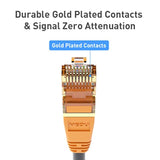 Cat 8 Ethernet Cable 10 Ft,Gaming Internet Network Computer Patch Cord, Faster