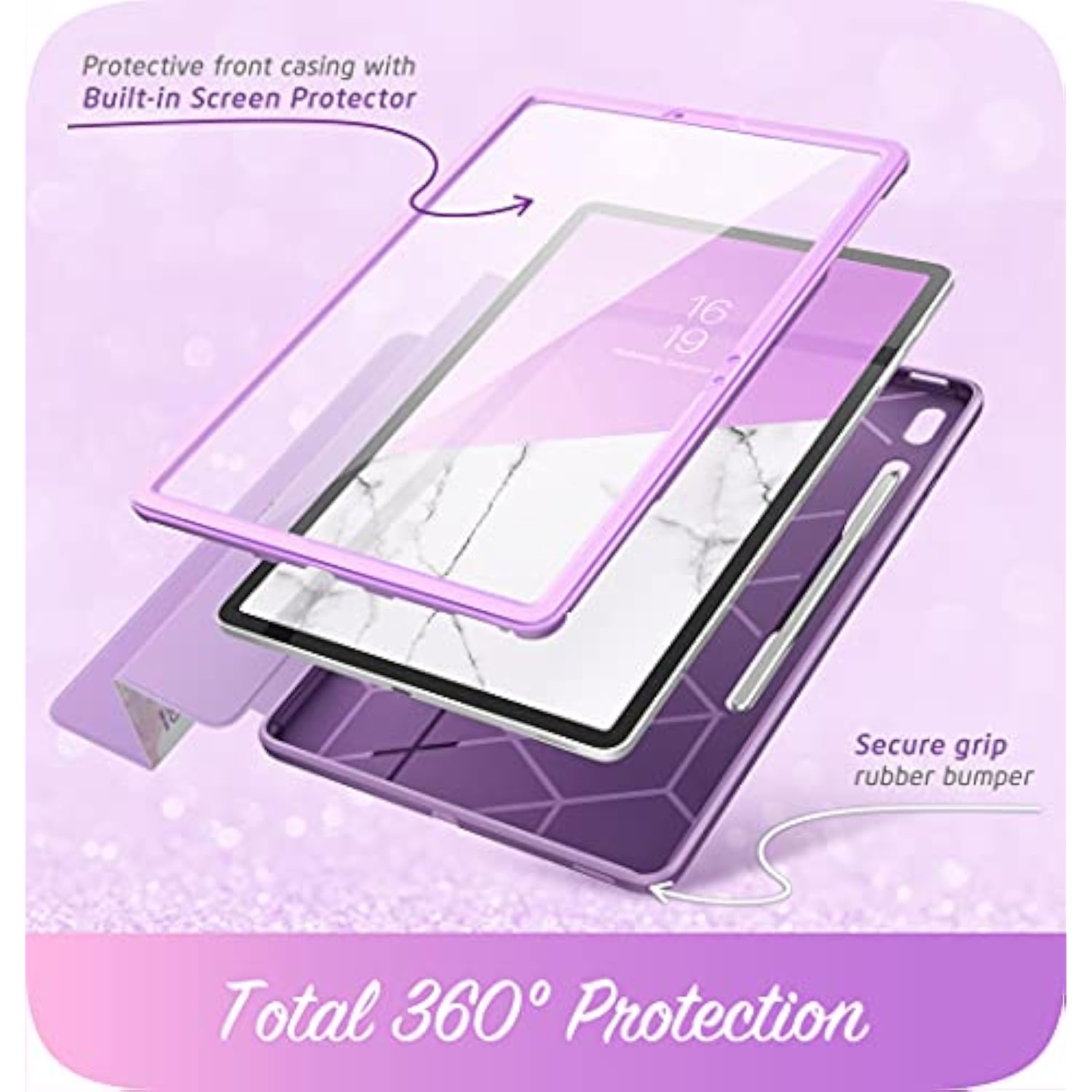 i-Blason Cosmo Case for Samsung Galaxy Tab S7 FE 12.4" 2021 Release Case, Full
