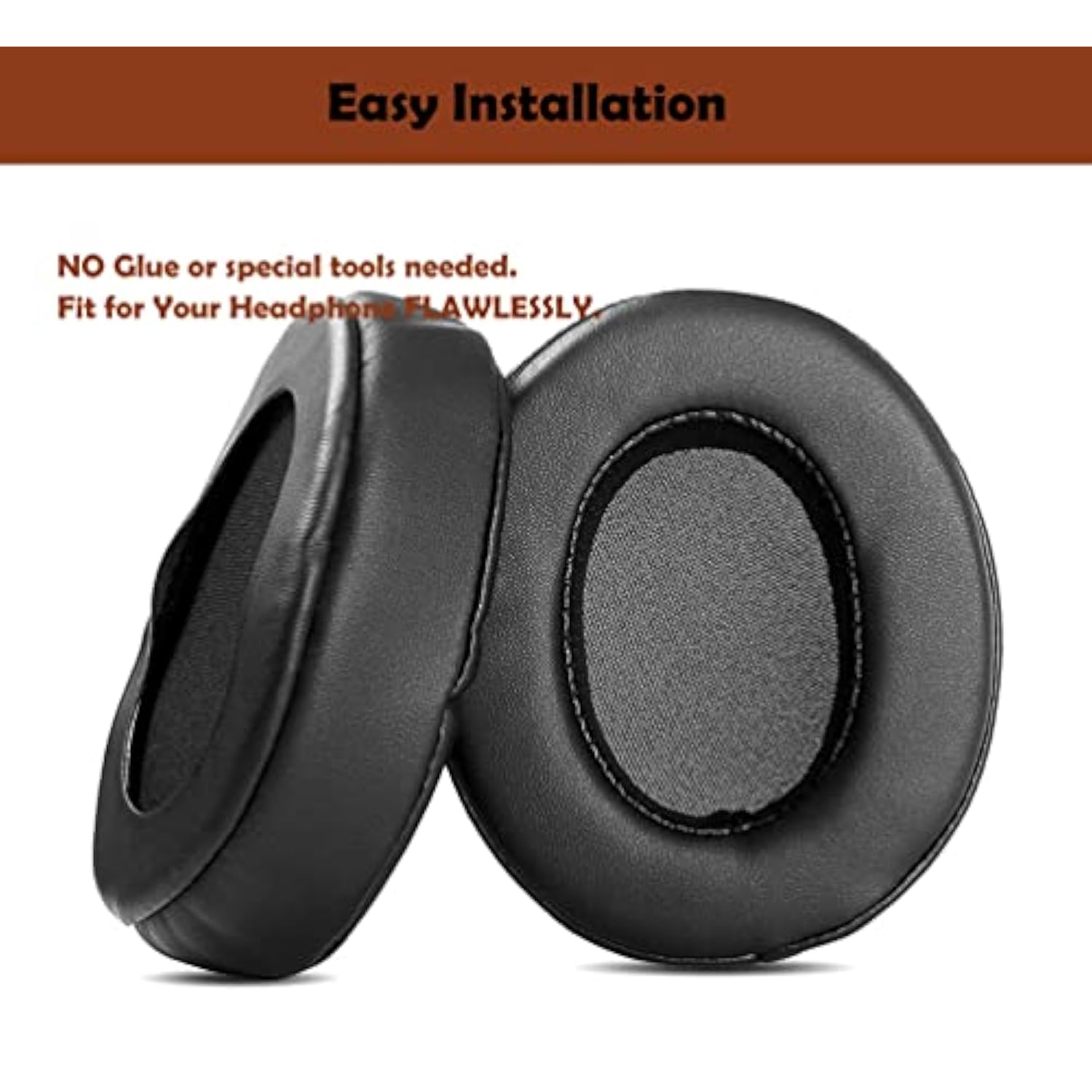 Professional Headset Earpads Replacement Headphone Ear Pads Compatible With Roccat Eio 7.1 Air/Elo 7.1 Usb/Elo X Gaming Headsets