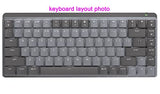 Dust-Proof Silicone Keyboard Skin Cover Compatible For Logitech Mx Mechanical Mini Wireless Illuminated Keyboard 84 Key (Not For Full Size Or Logitech Mx Keys Mini Wireless Illuminated Keyboard)
