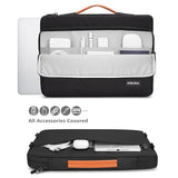 Laptop Bag Case 13.3 Inch Computer Shoulder Sleeve Briefcase For Macbook Pro 14 M3/Ideapad Flex 5 Gen 8 14"/14" Lenovo Yoga 9I/7I/14 Ideapad Flex 5I/14 Lenovo Thinkpad X1 Carbon,Black