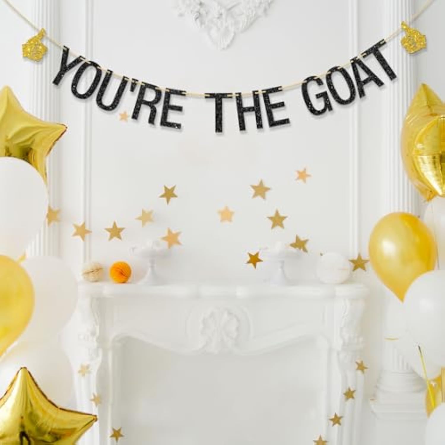 Funny You'Re The Goat Banner, Greatest Of All Time Graduation Or Happy Birthday Or Retirement Decorations Supplies